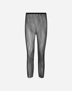 R & M Leathers Underwear^Women's Web Tights Black