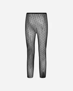 R & M Leathers Underwear^Women's Web Tights Black