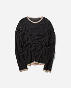 Kiko Kostadinov Knitwears^Women's Zabriskie Longsleeve Knit Top Starlight Black