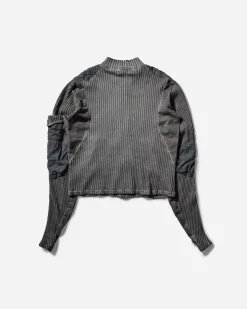 Aesynctx Knitwears^Women's Zip Cardigan Cool Grey