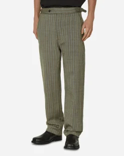 Bode Pants^Woodstock Stripe Trousers Multicolor