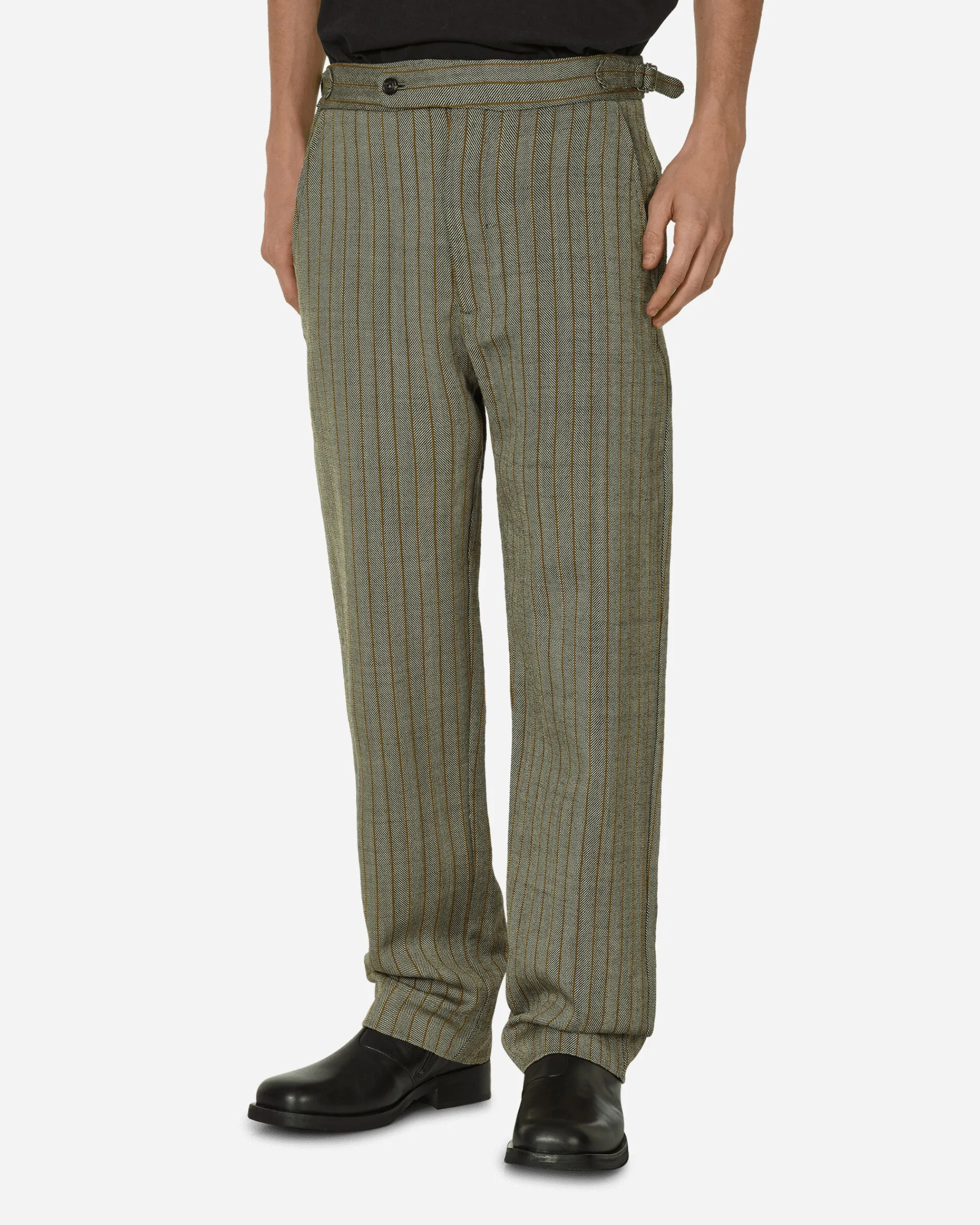 Bode Pants^Woodstock Stripe Trousers Multicolor