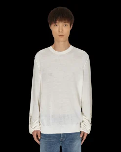 Undercover Knitwear^Wool Bondage Sweater White