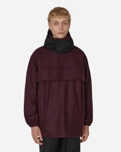 GR10K Coats And Jackets^Wool Cloth Smock Jacket Red