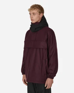 GR10K Coats And Jackets^Wool Cloth Smock Jacket Red