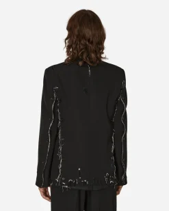 Marni Coats And Jackets^Wool Convertible Blazer Black