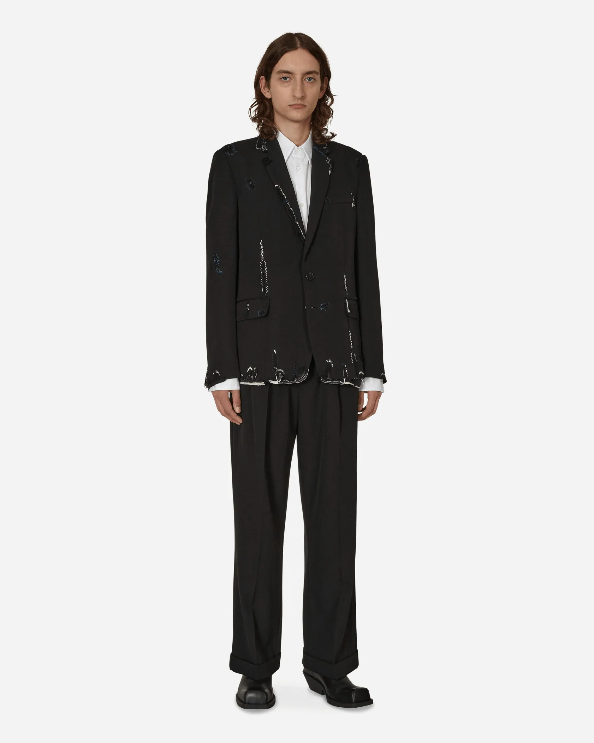 Marni Coats And Jackets^Wool Convertible Blazer Black