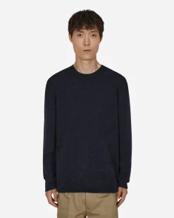 Jil Sander Knitwear^Wool Crewneck Sweater Blue