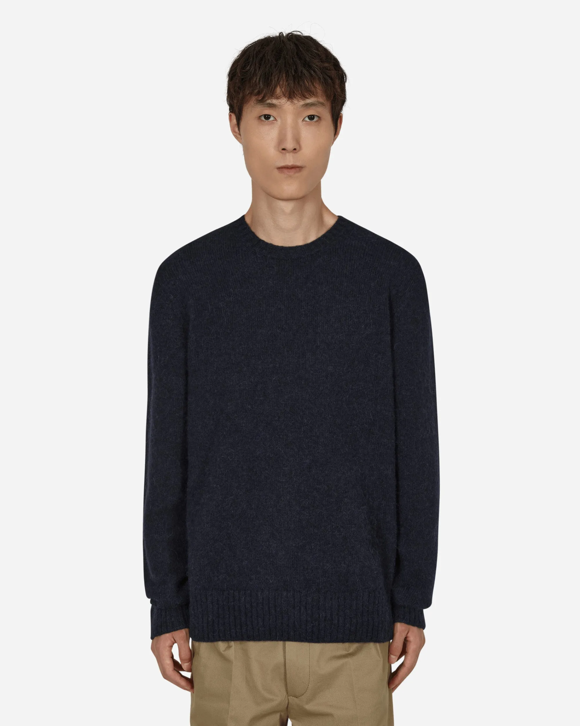 Jil Sander Knitwear^Wool Crewneck Sweater Blue