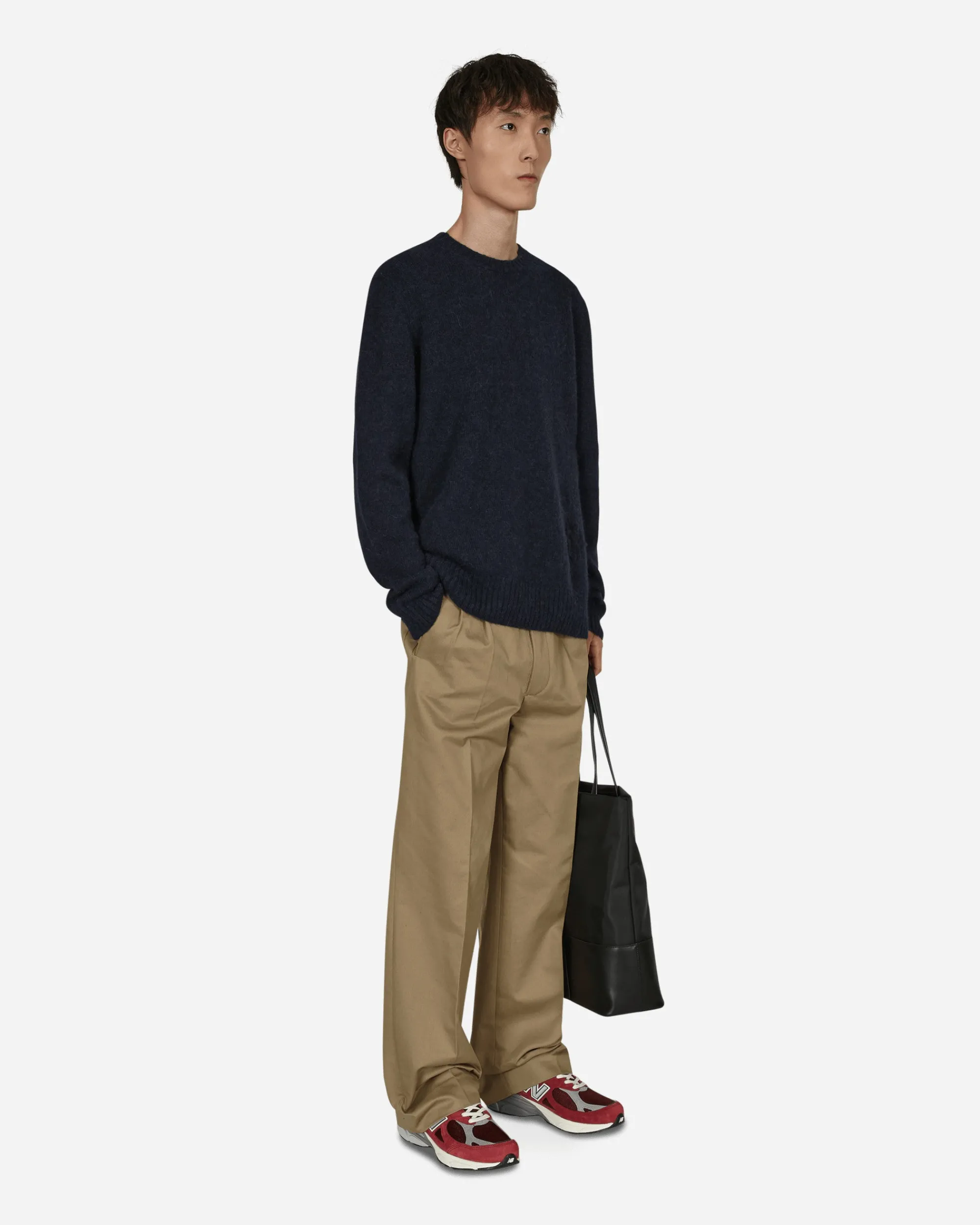 Jil Sander Knitwear^Wool Crewneck Sweater Blue