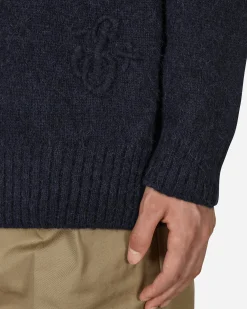 Jil Sander Knitwear^Wool Crewneck Sweater Blue