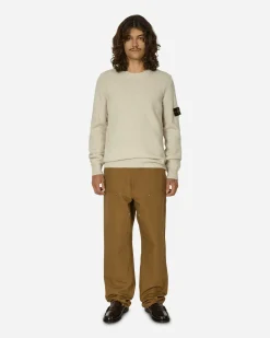 Stone Island Knitwear^Wool Crewneck Sweater Plaster