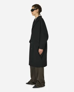 MM6 Maison Margiela Coats And Jackets^Wool Gabardine Coat Black