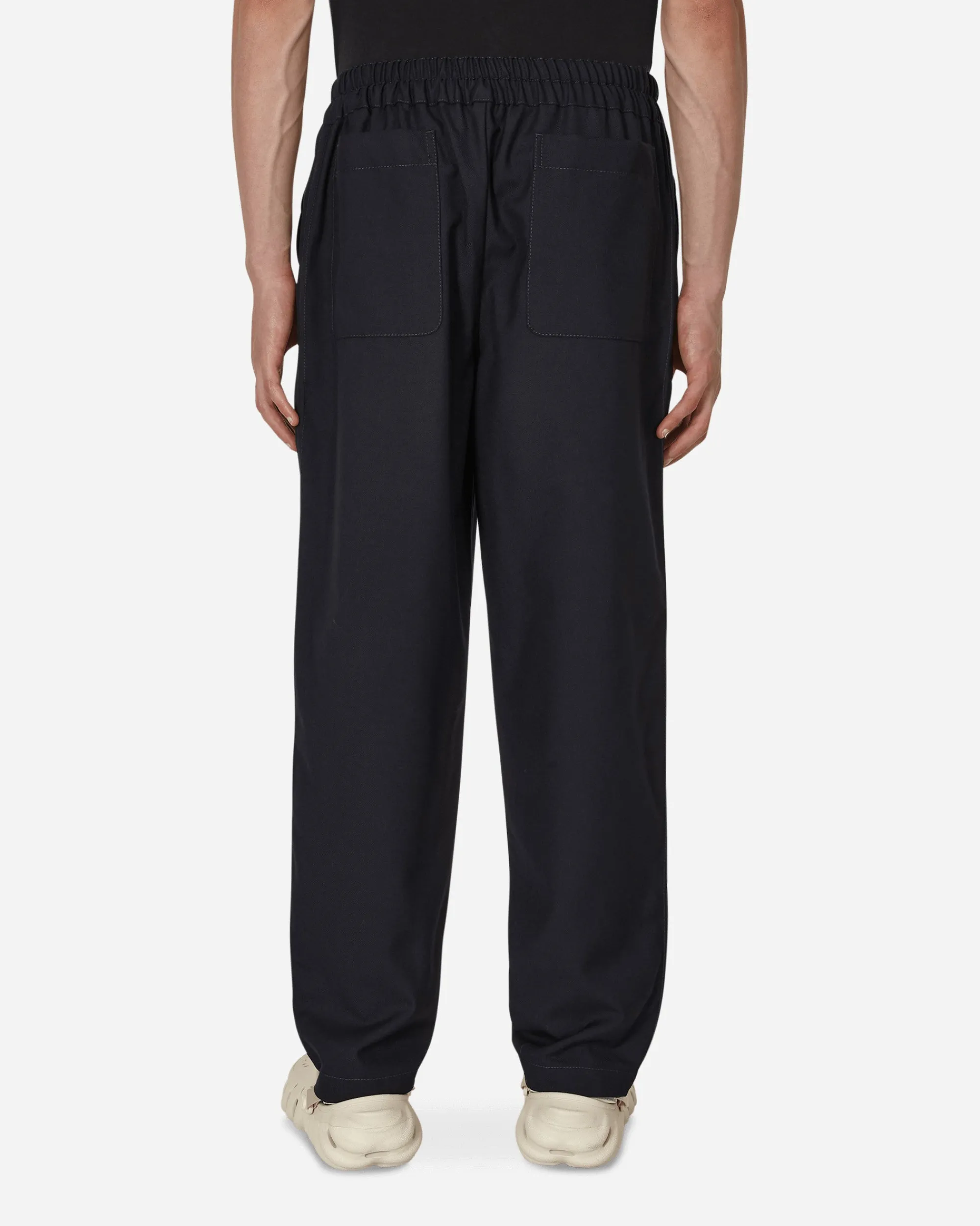 Comme Des Garçons Shirt Pants^Wool Gabardine Trousers Blue