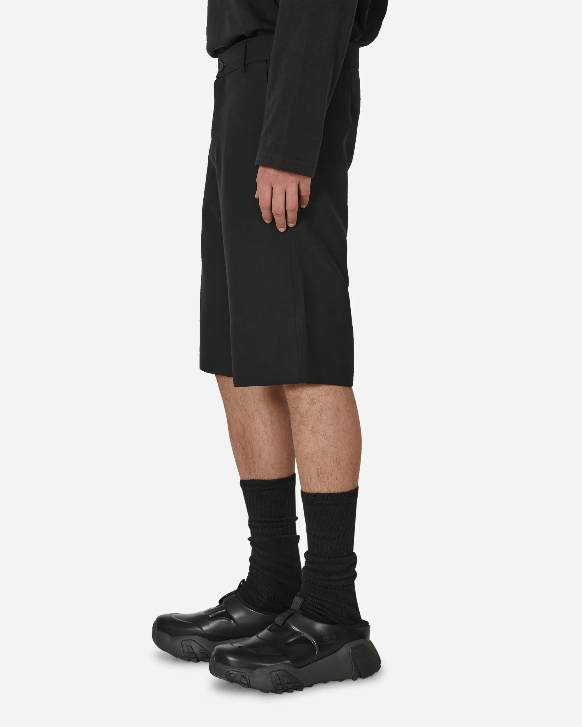 GR10K Shorts^Wool Tailored Shorts Black