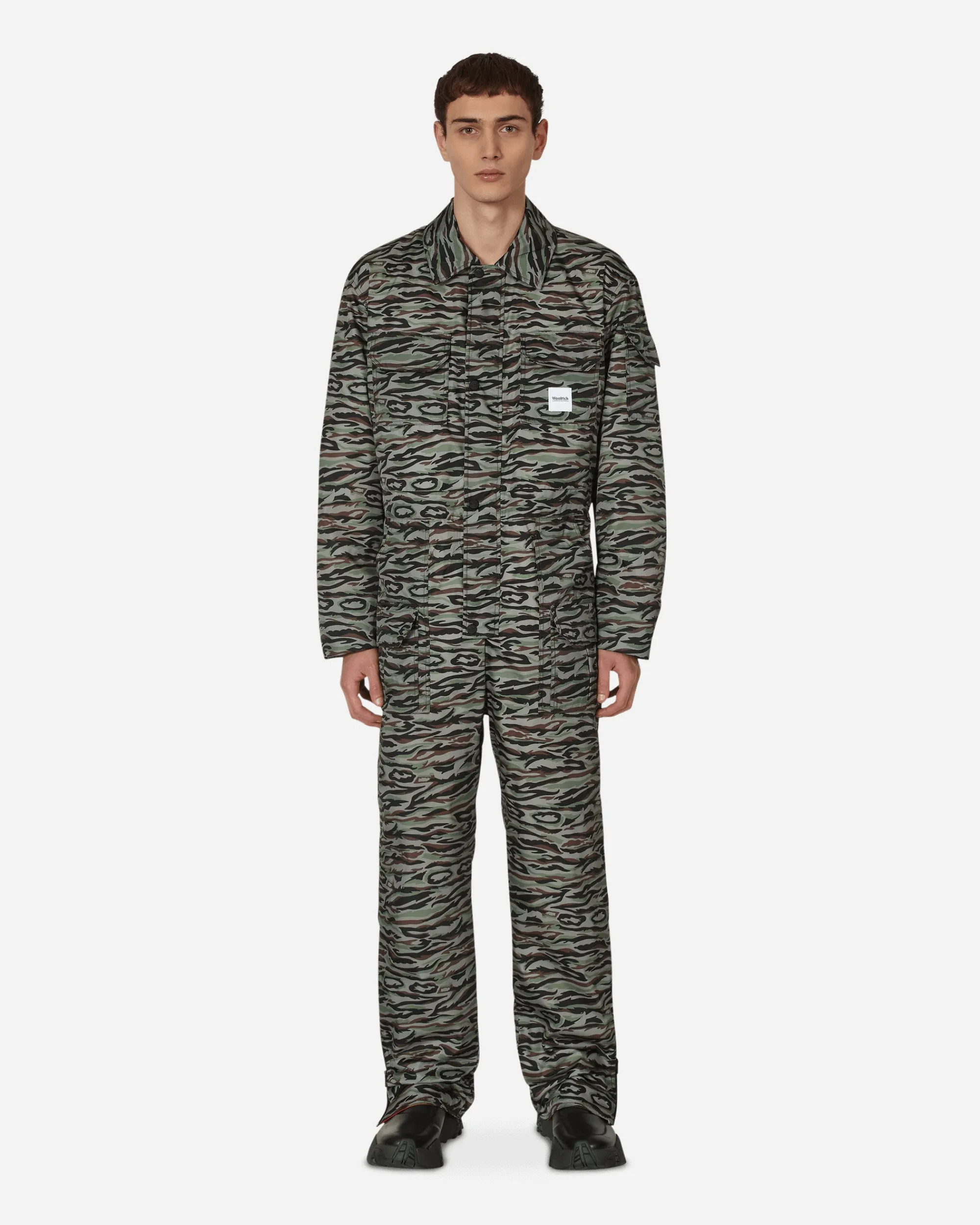 Serving The People Pants^Woolrich Cargo Overall Green