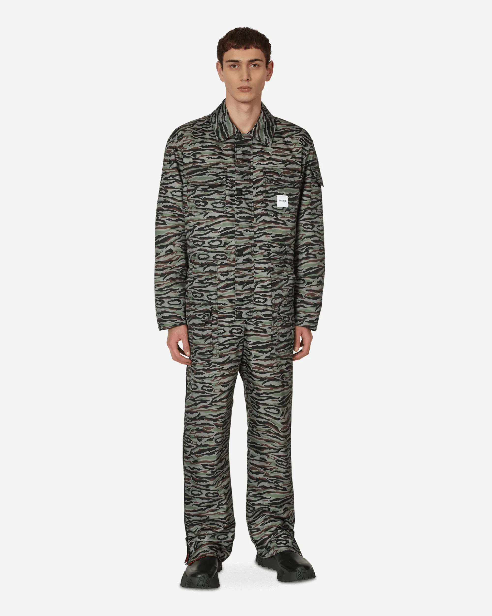 Serving The People Pants^Woolrich Cargo Overall Green