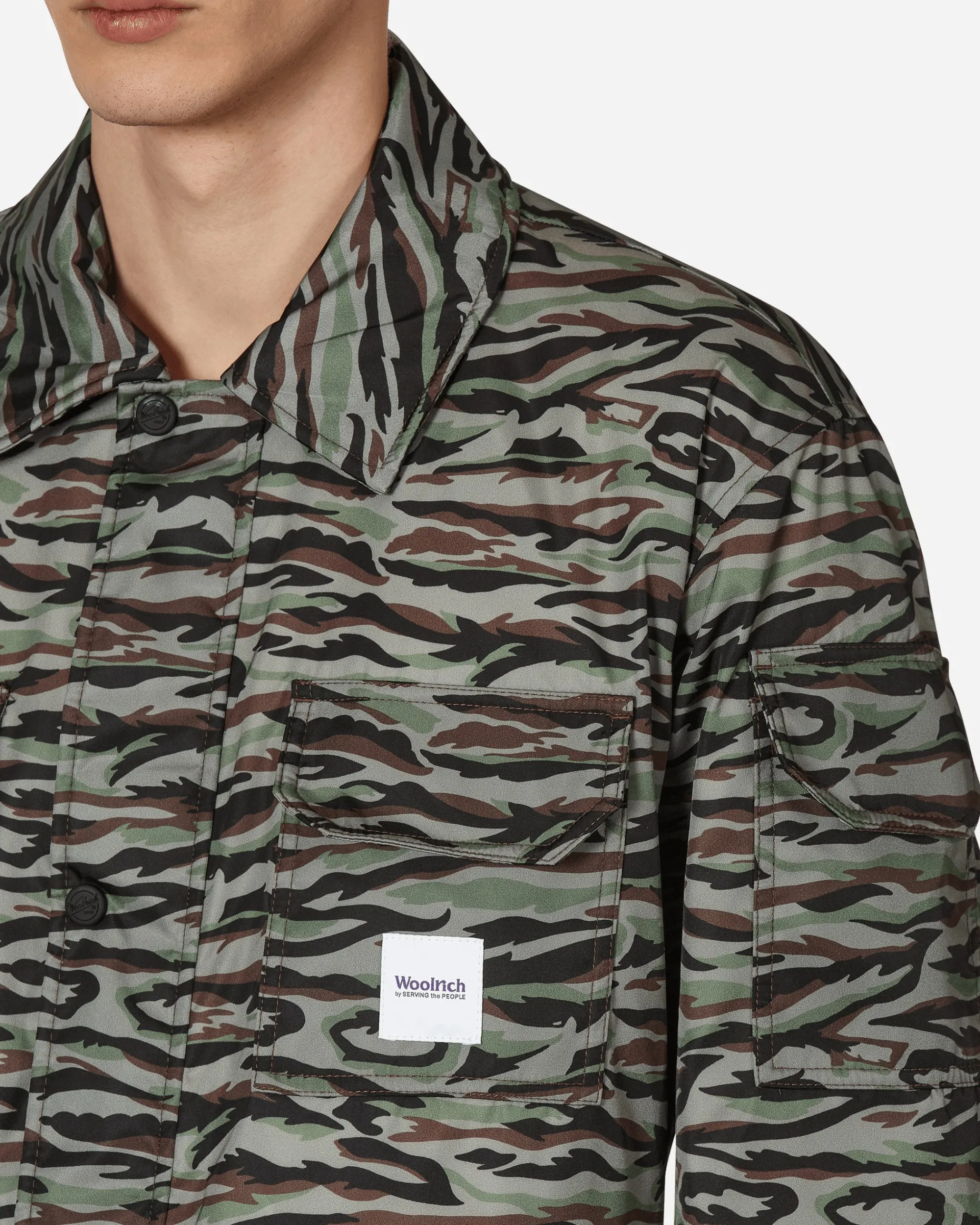 Serving The People Pants^Woolrich Cargo Overall Green