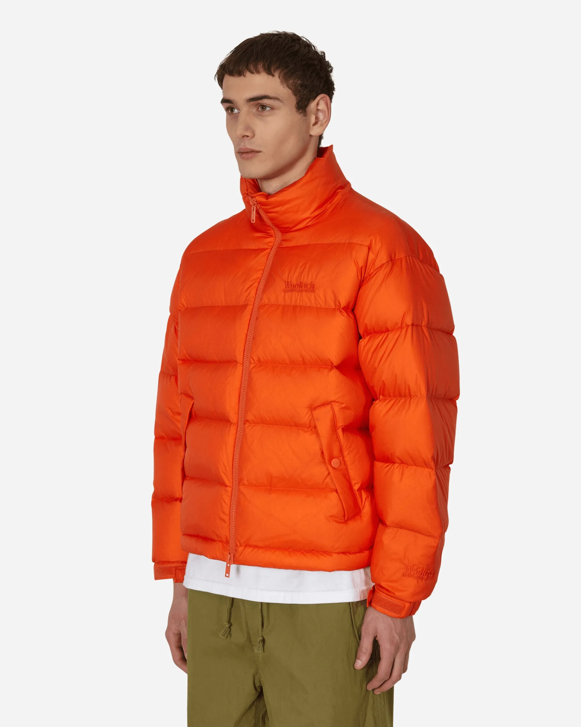 Serving The People Coats And Jackets^Woolrich Nylon Ripstop Down Jacket Orange