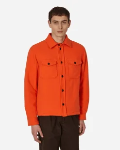 Serving The People Shirts^Woolrich Wool Overshirt Orange