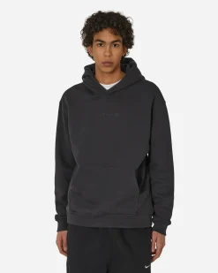 Nike Jordan Sweatshirts^Wordmark Fleece Hooded Sweatshirt Off Noir