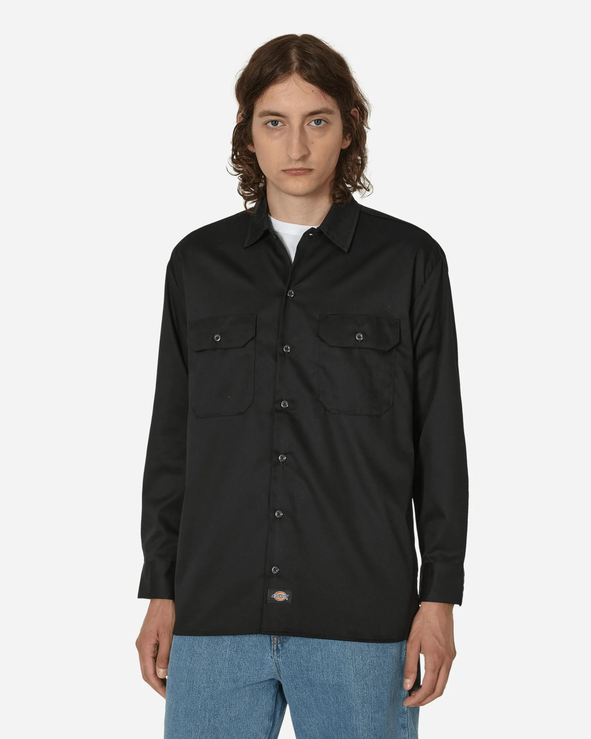 Dickies Shirts^Work Longsleeve Shirt Black