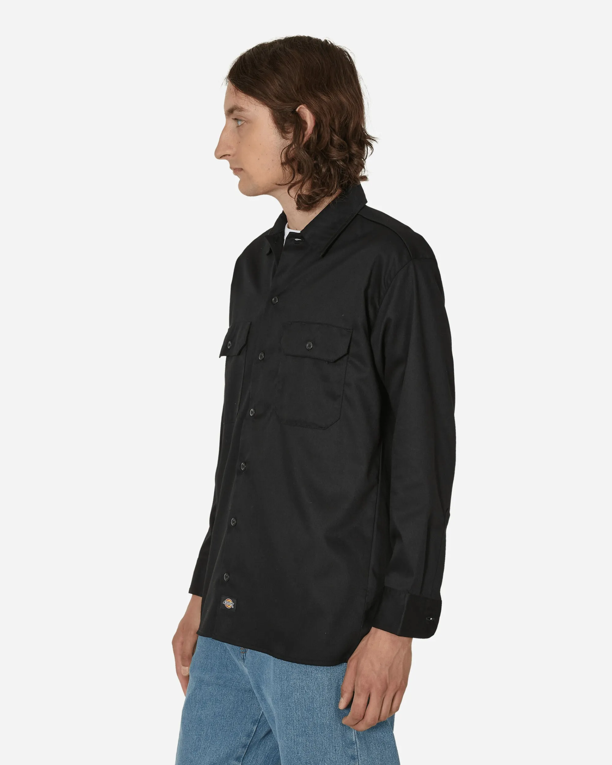 Dickies Shirts^Work Longsleeve Shirt Black