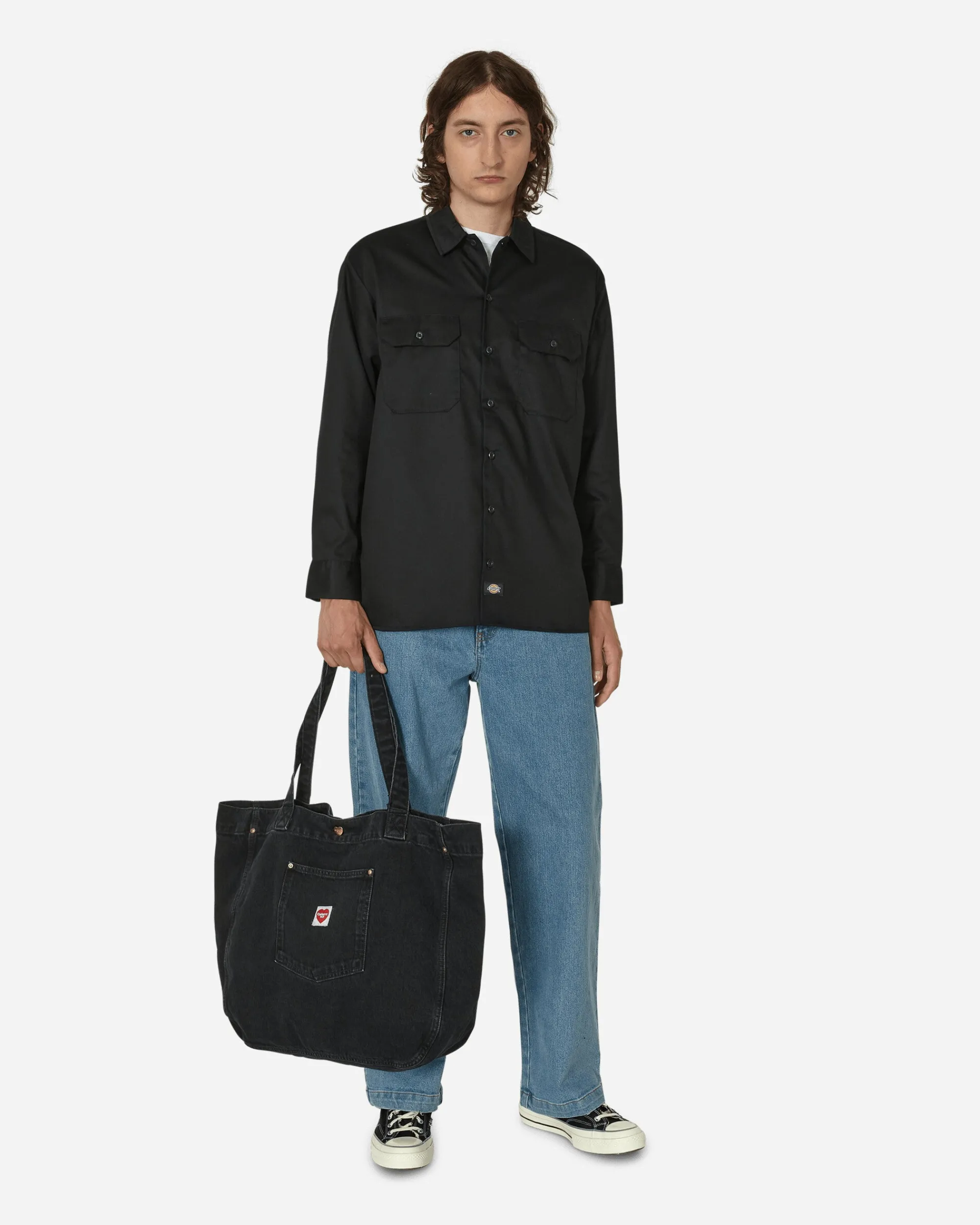 Dickies Shirts^Work Longsleeve Shirt Black