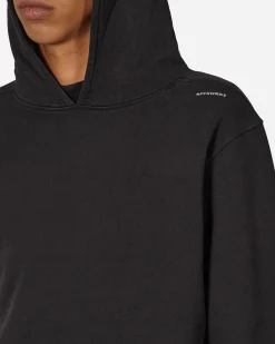AFFXWRKS Sweatshirts^WRKS Hooded Sweatshirt Washed Black