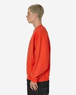 Champion Sweatshirts^WTAPS Academy Crewneck Sweatshirt Orange