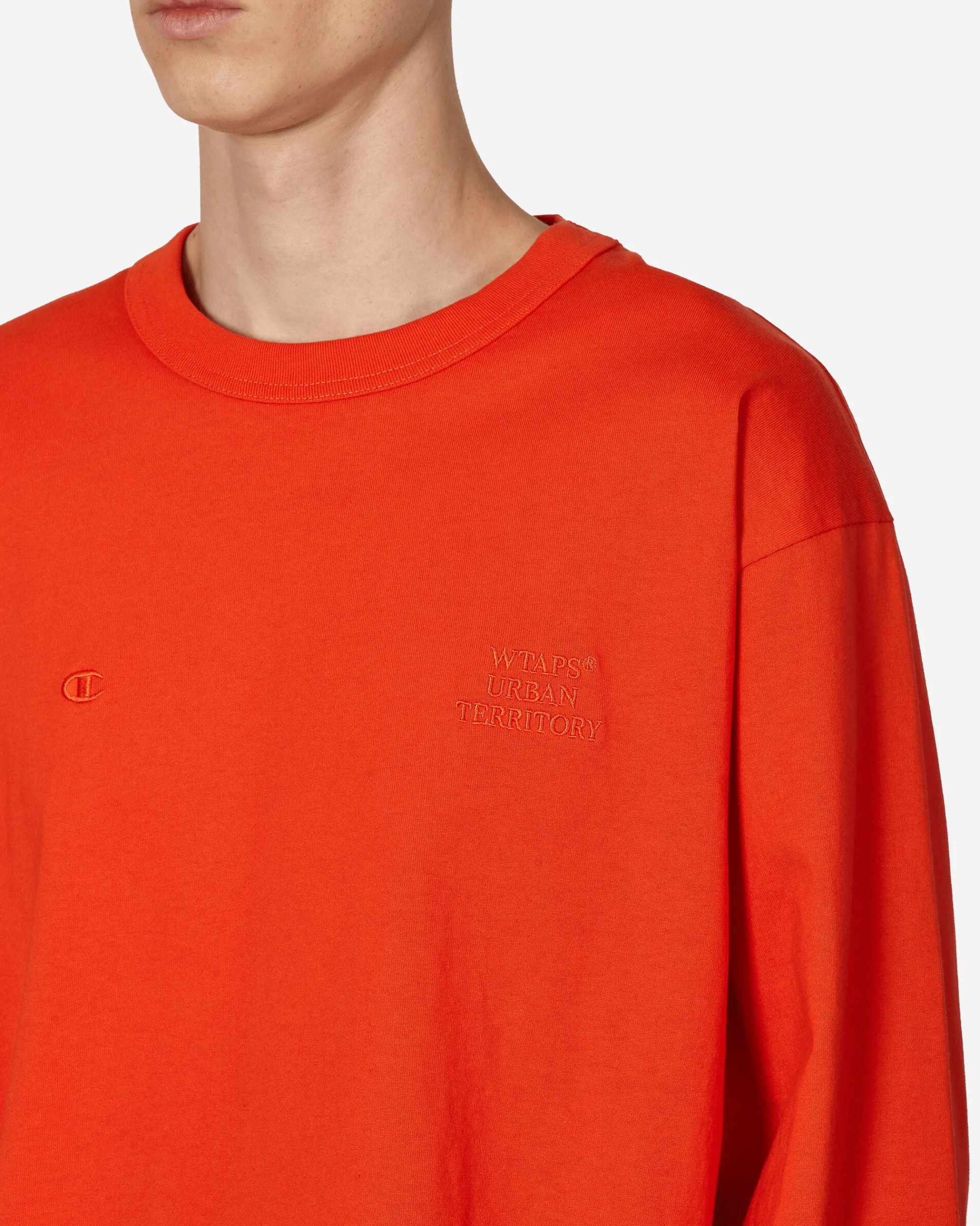 Champion T-Shirts^WTAPS Academy Longsleeve T-Shirt Orange