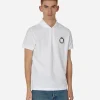 Moncler T-Shirts^Year of The Dragon Logo Patch Polo Shirt White
