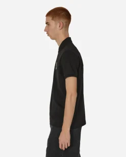 Moncler T-Shirts^Year of The Dragon Logo Patch Polo T-Shirt Black