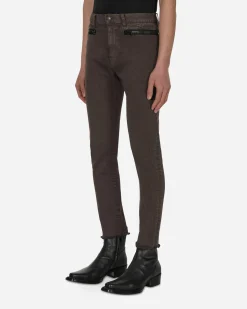 Undercover Pants^Zip Denim Pants Grey