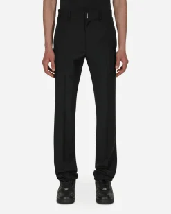 Givenchy Pants^Zip Details Wool Trousers Black