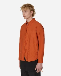 Undercoverism Shirts^Zip Up Shirt Orange