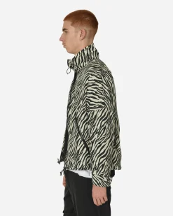 Song for the Mute Coats And Jackets^Zip-Up Funnel Jacket Black / White