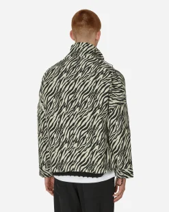 Song for the Mute Coats And Jackets^Zip-Up Funnel Jacket Black / White
