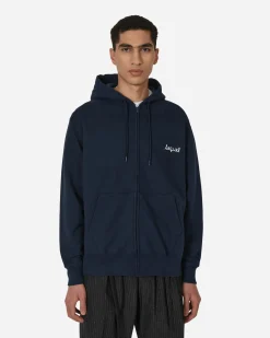 Sequel Sweatshirts^Zip-Up Hooded Sweatshirt Blue